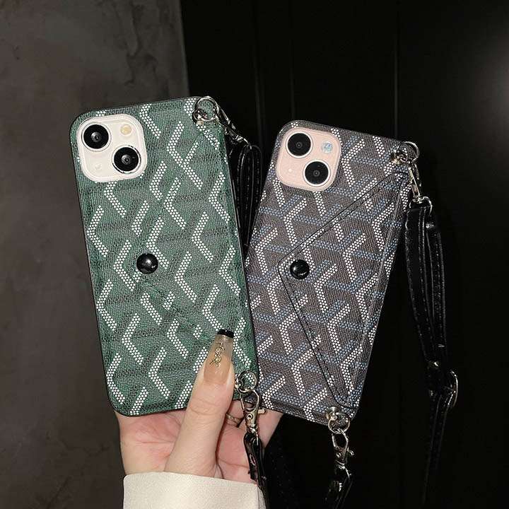 レザー アイフォーン 15 ケース ゴヤール goyard