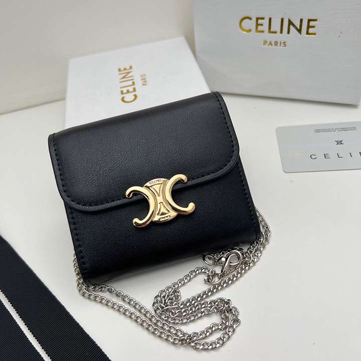 celine ミニ財布レデイース