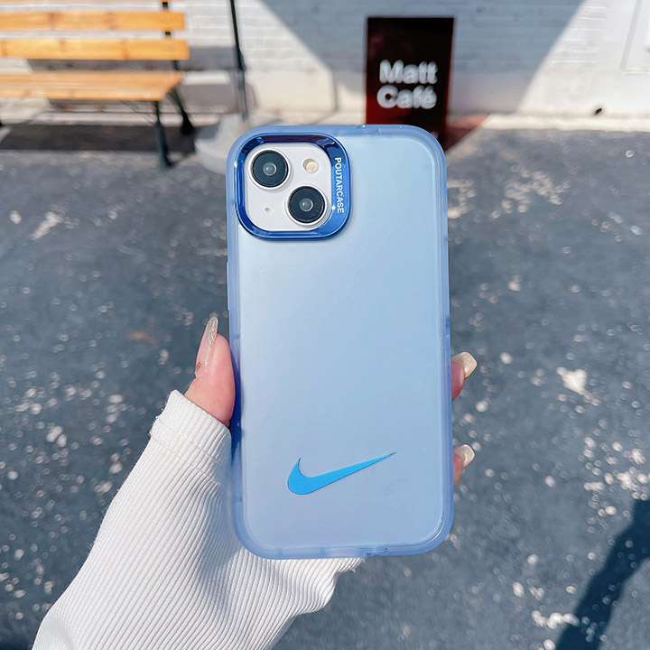 半透明 NIKE iphone15 pro maxケース