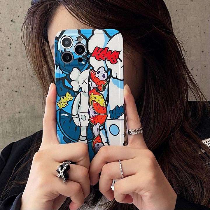 カウズ kaws iphone 14ケース アニメ