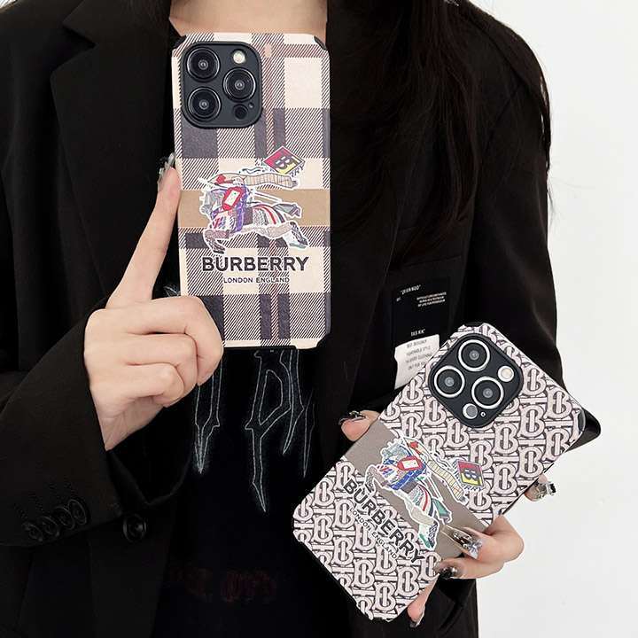 ブランドロゴ burberry バーバリー アイフォーン 15 プロ スマホケース