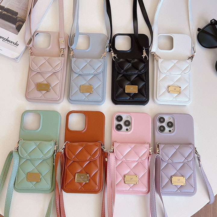 swarovski iphone16ケース ショルダー