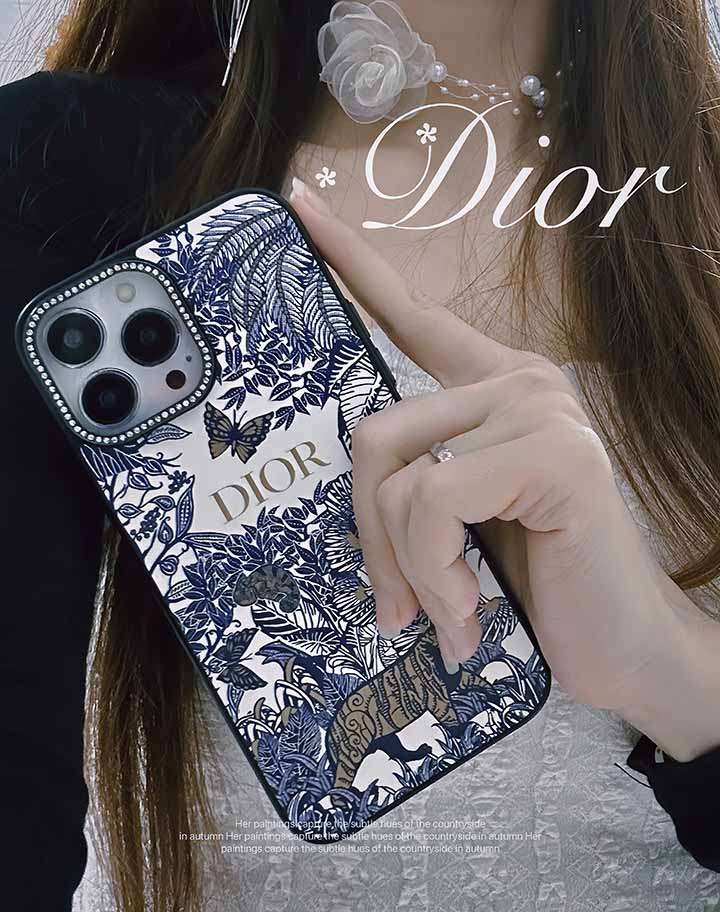 Dior iphone15pro携帯ケース革製