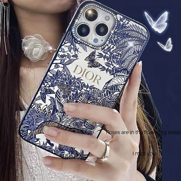 Dior iphone15pro/15携帯ケース革製 キラキララインストーン付き Dior iphone15pro/15携帯ケース革製 キラキララインストーン付き