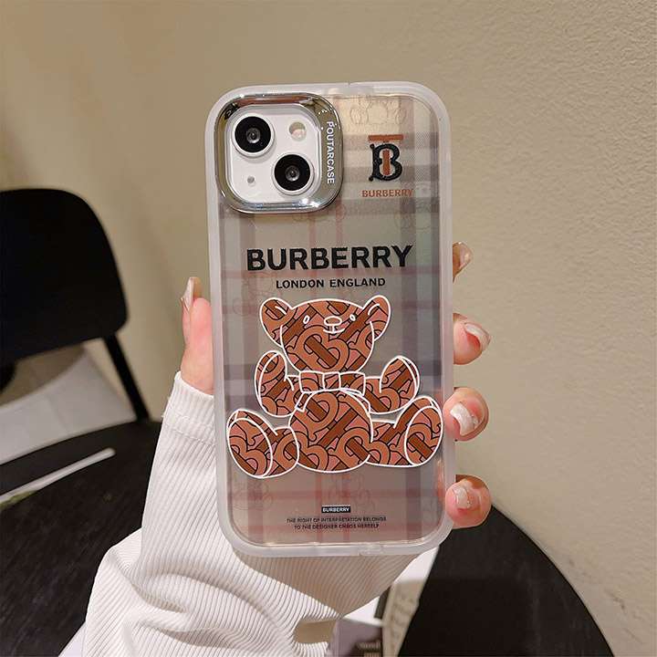burberry iphone 15 pro maxケースくま