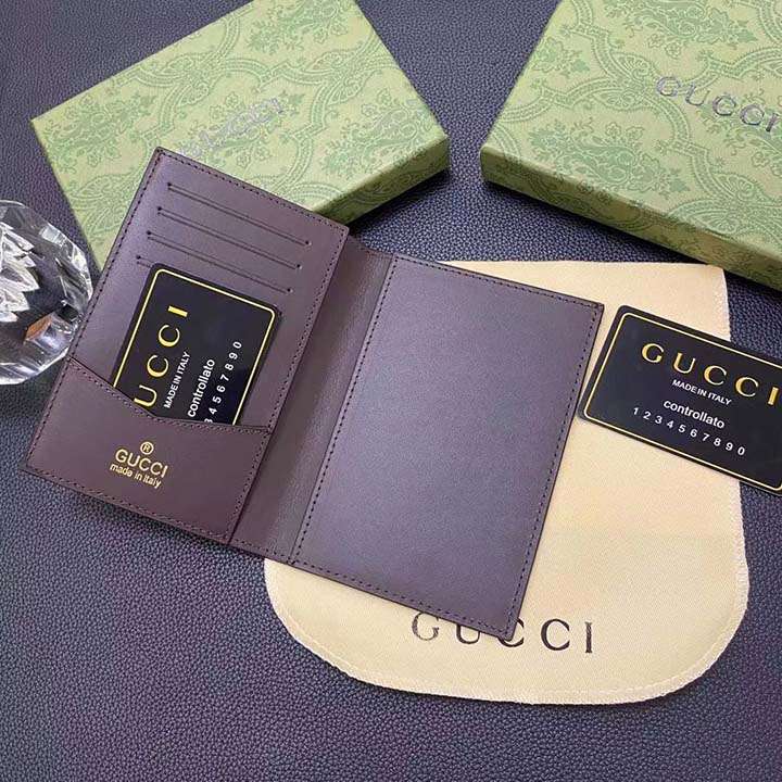 二つ折り財布 牛革 gucci