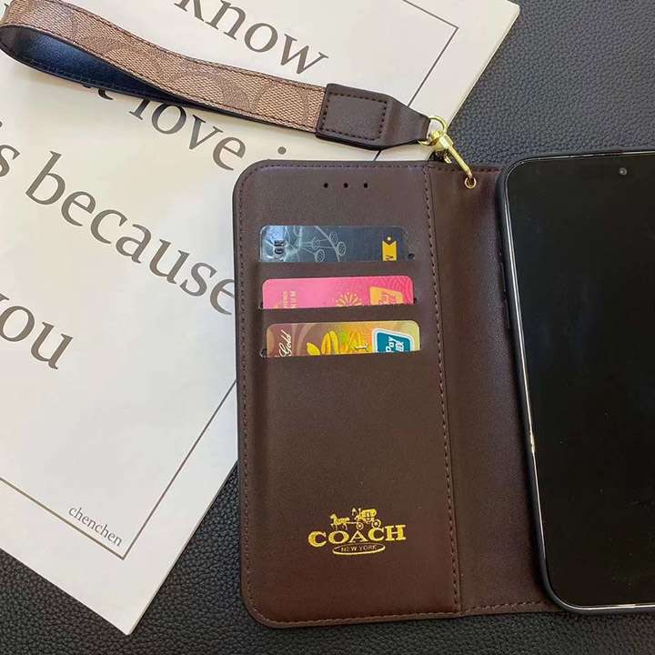 coach iphone16 proケース手帳型