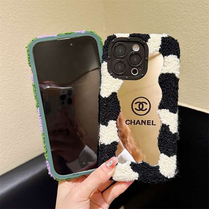 chanel iphone15 proケース鏡付き