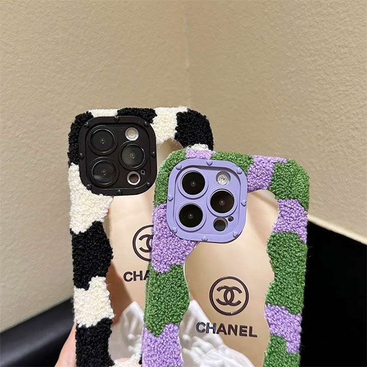 女性向け iphone15ケース chanel 鏡付き