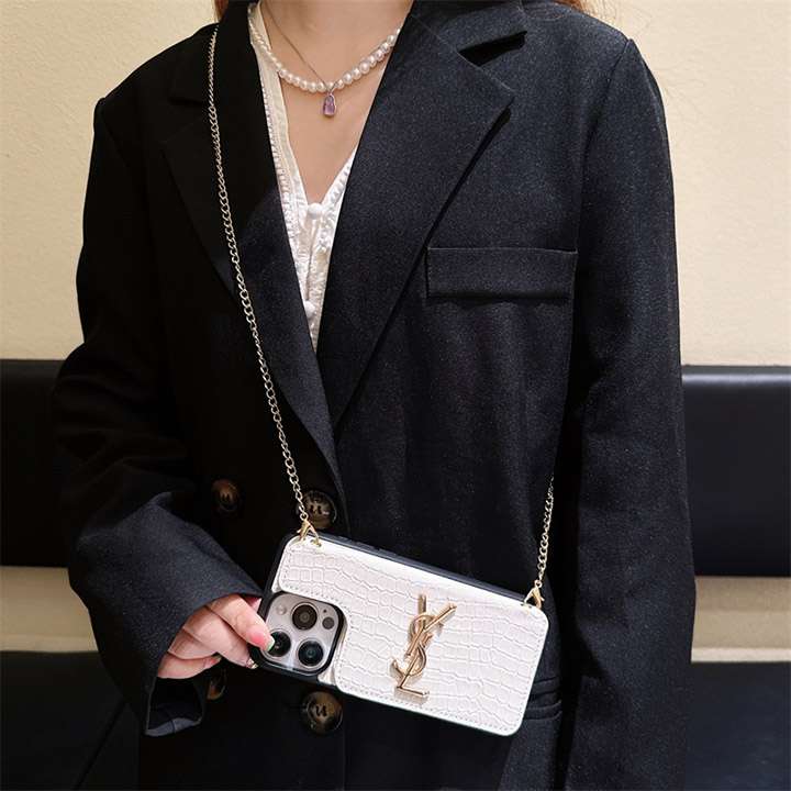 ysl iphone15ケースワニ柄