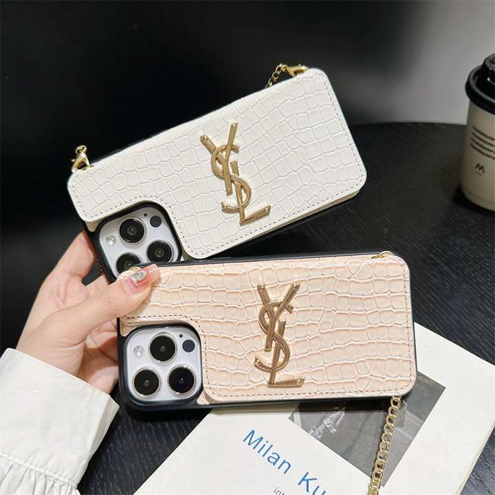 ysl iphone15ケースワニ柄