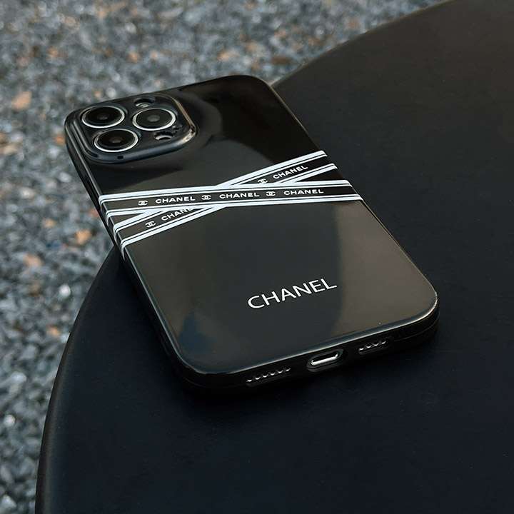 chanel iphone14ケース黒