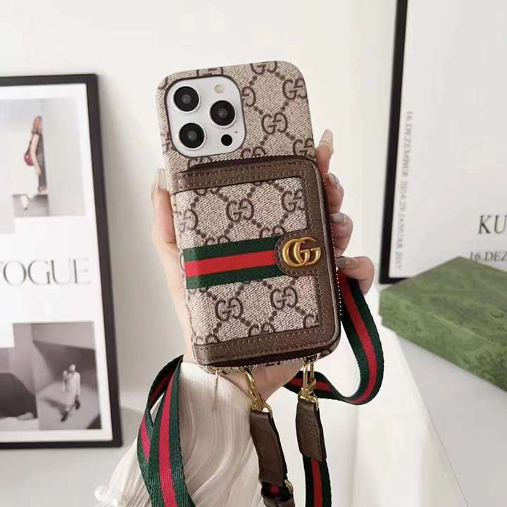 gucci アイフォン15 plusケース斜めがけ