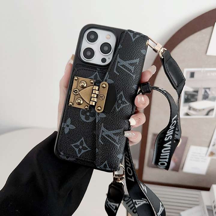 ルイヴィトンiphone15携帯ケースストラップ付き