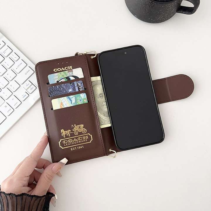 coach iphone16 pro maxケース手帳型