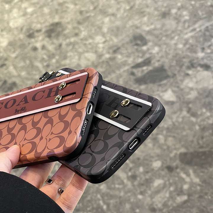 coach iphone15ケース手首バンド