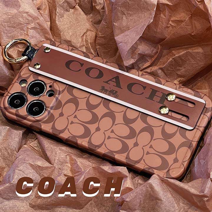 coach風 iphone14カバー スタンド機能