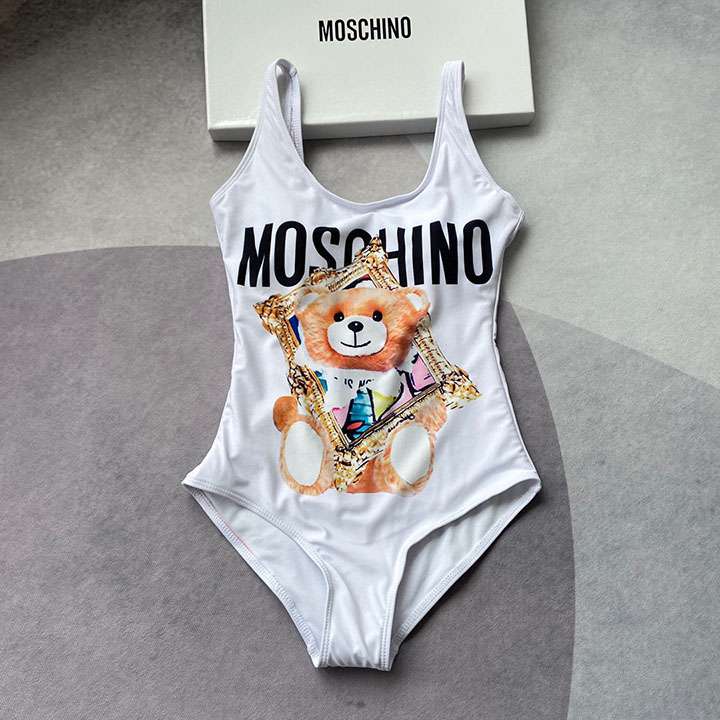 moschino ワンピース水着 ホワイト