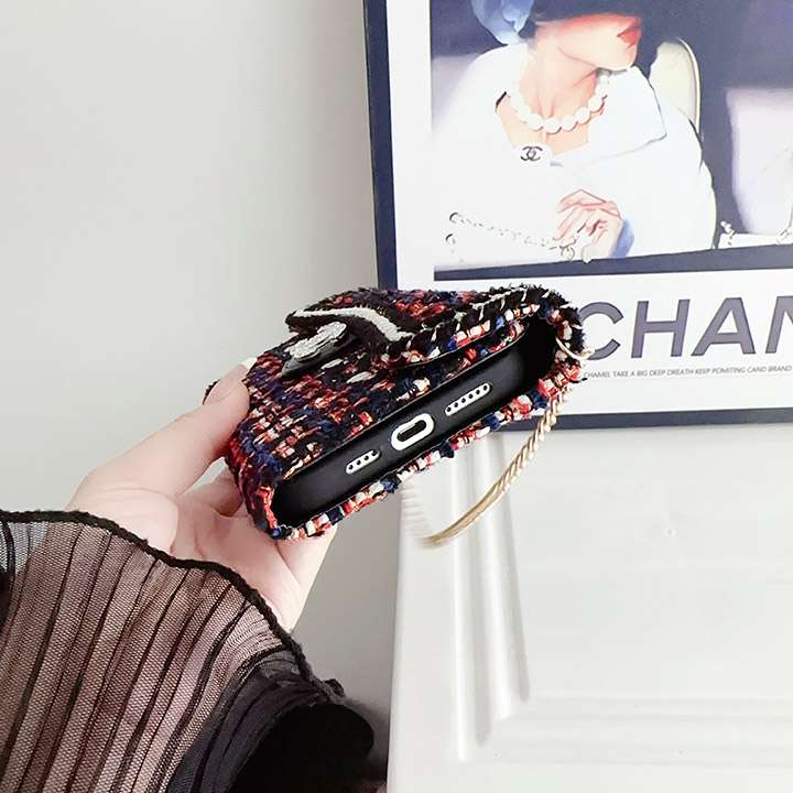Chanel ウールレース アイフォン15ケース