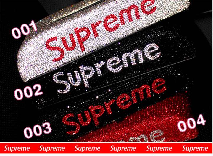 SUPREME 車のティッシュケース