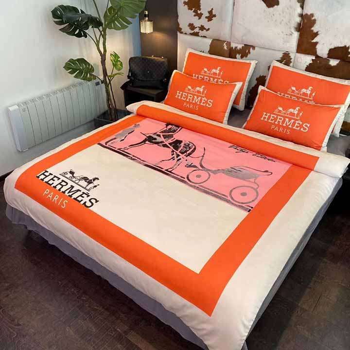Hermes bed cover set