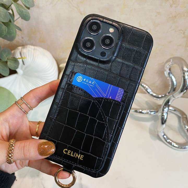 celine iphone15ケース バンカーリング