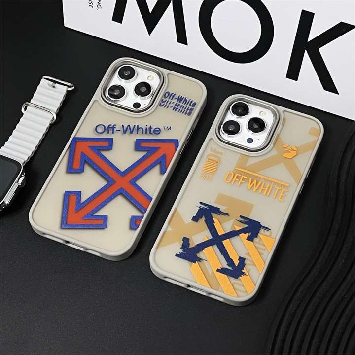 off white iphone15ケース 大人可愛い