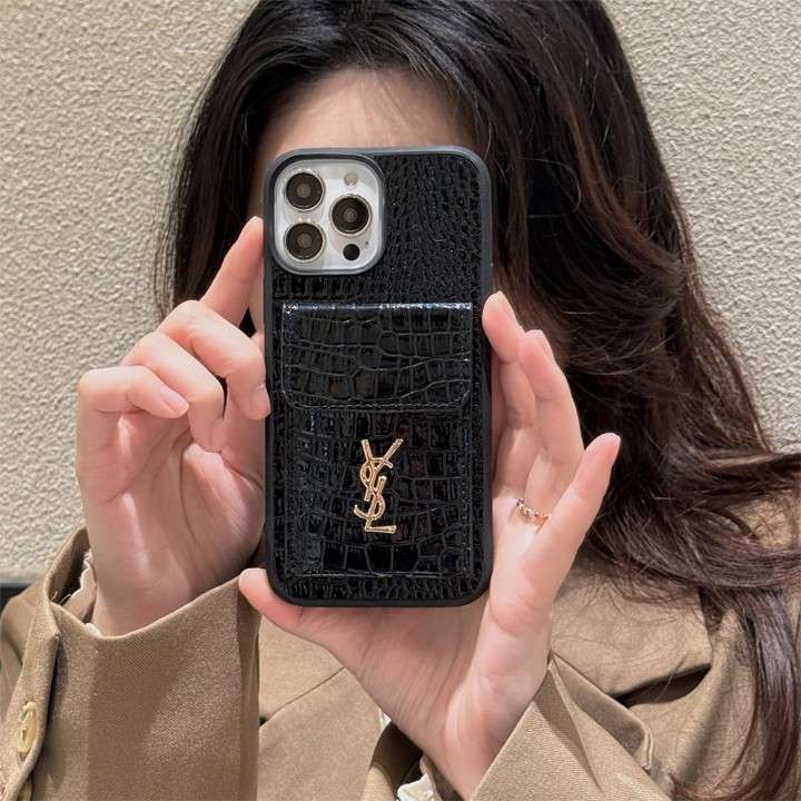 ysl iPhone proケースワニ柄