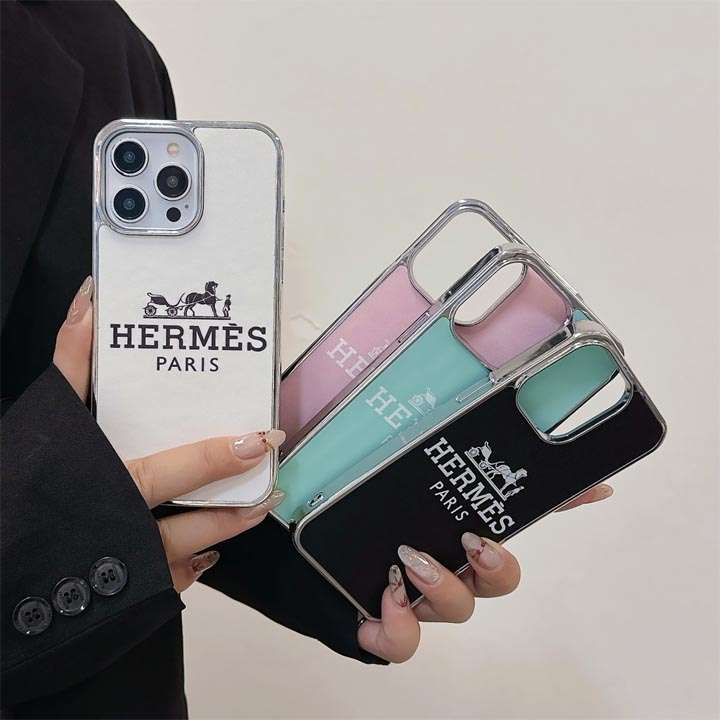 hermes iphone15 proケース メッキデザイン