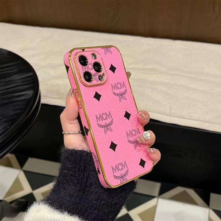 MCM iphone15ケースピンク