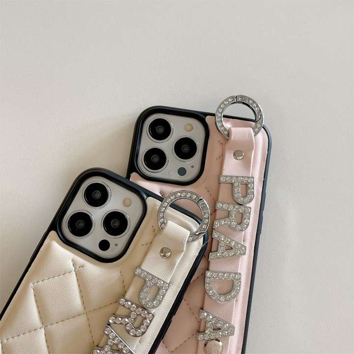 prada iphone15 携帯 ケースキラキラ
