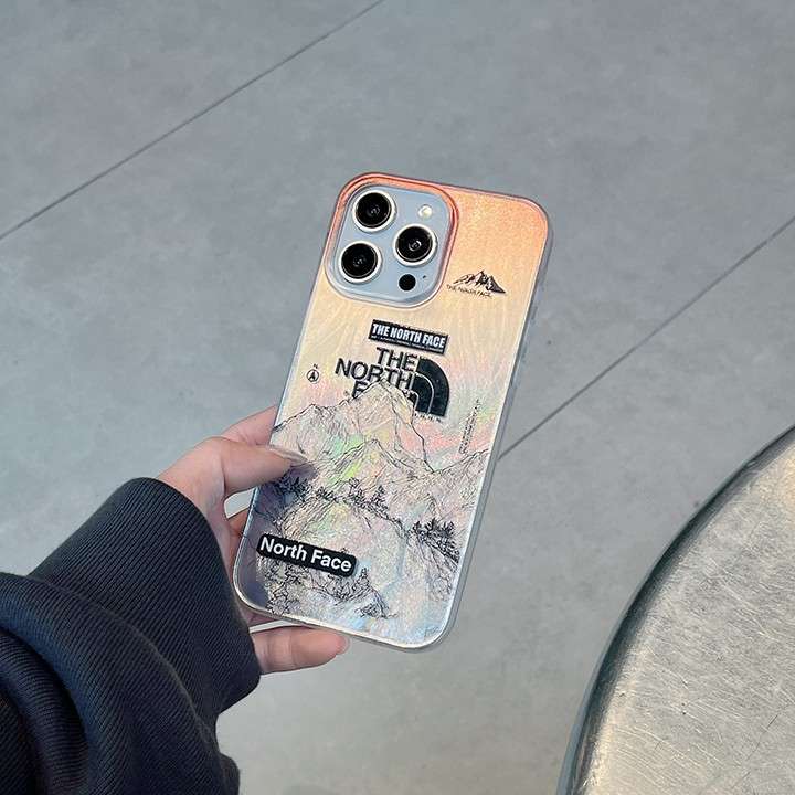 メンズ向けiphone15ケースノースフェイス