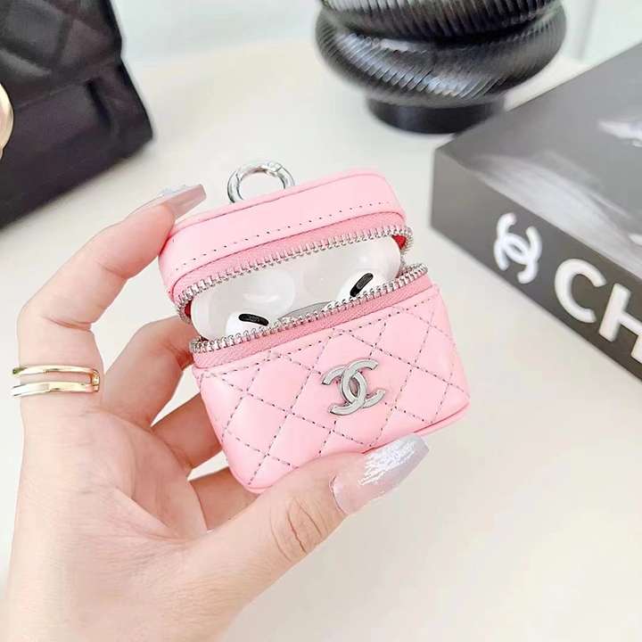 chanel airpods 3ケース皮製 刺繍