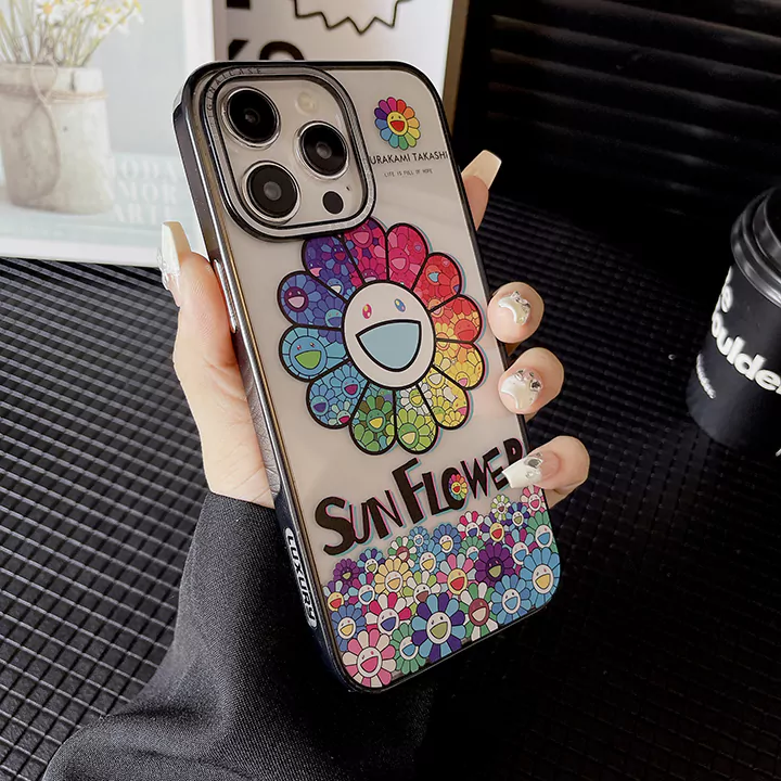 Sunflower iphone16 proケース 花柄
