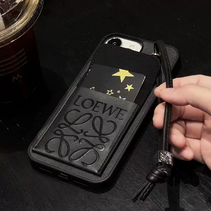 ロエベiphone16pro携帯ケースカード収納