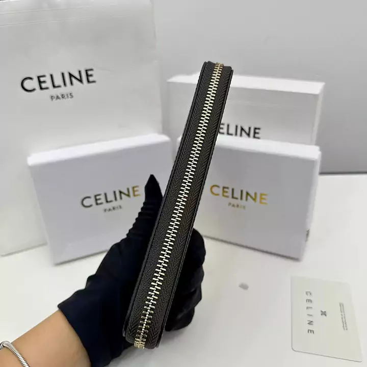 CELINE トリオンフ キャンバス 長財布