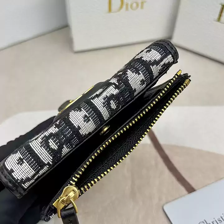 ディオール 二つ折り財布 ブラック