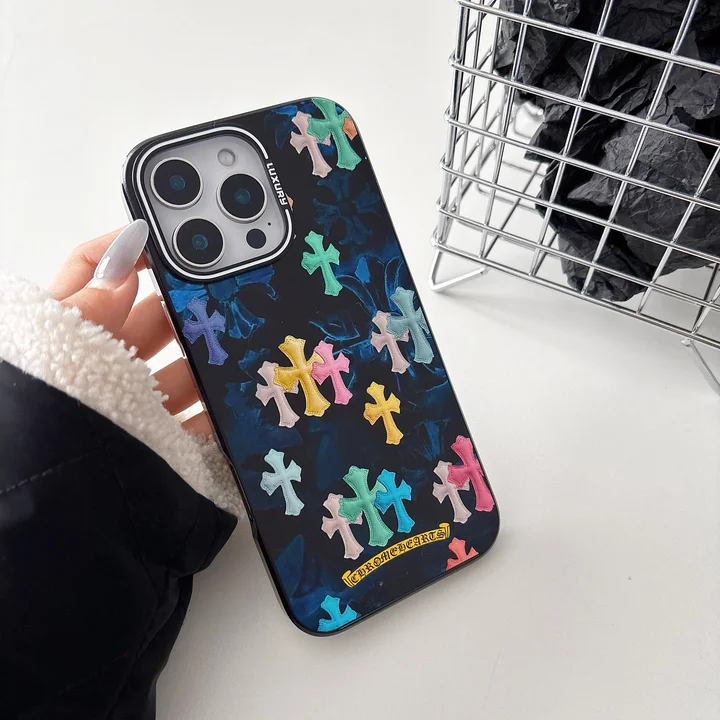 chrome hearts iphone16 proケース アクリル素材