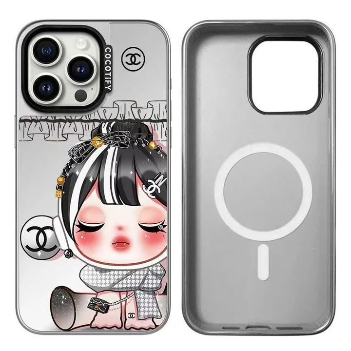 Chanel アイフォン16ケース 鏡付き