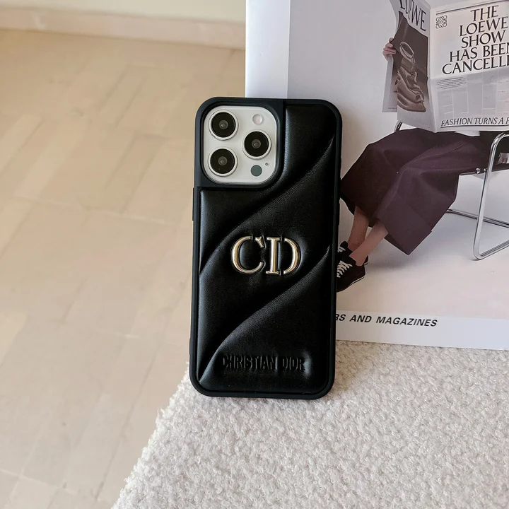ディオールiphone16 pro maxケースホットスタンプ ゴールド色