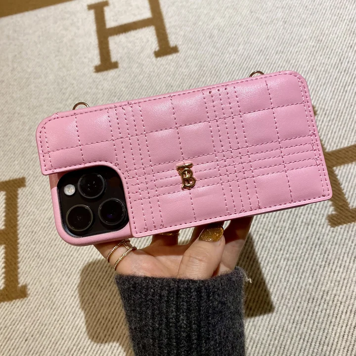 burberry iphone16ケース ピンク