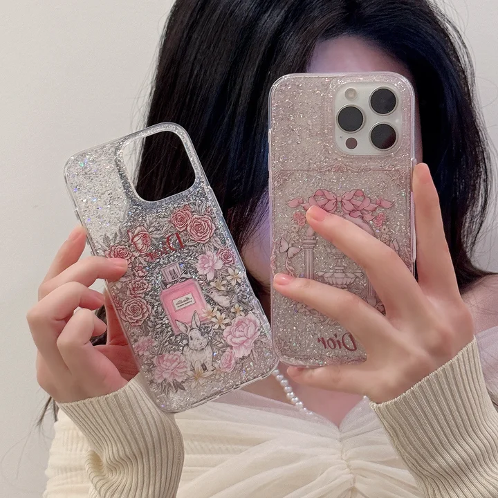 ディオールiphone16ケース きらきら