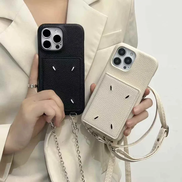 メゾン マルジェラ iphone16 proケースチェーン付き