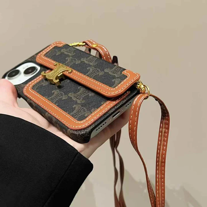 CELINE iphone16 proケース カード収納
