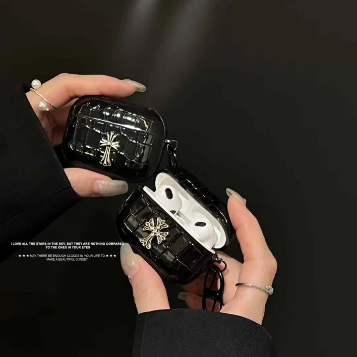 chrome hearts 十字架ロゴ airpods4カバー