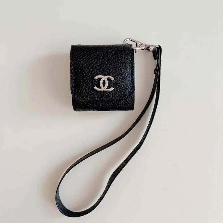 chanel airpods 4ケース ストラップ付き