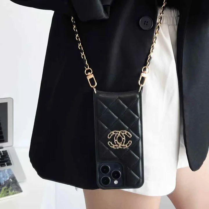 Chanelアイフォン 16ケースブラック おしゃれ
