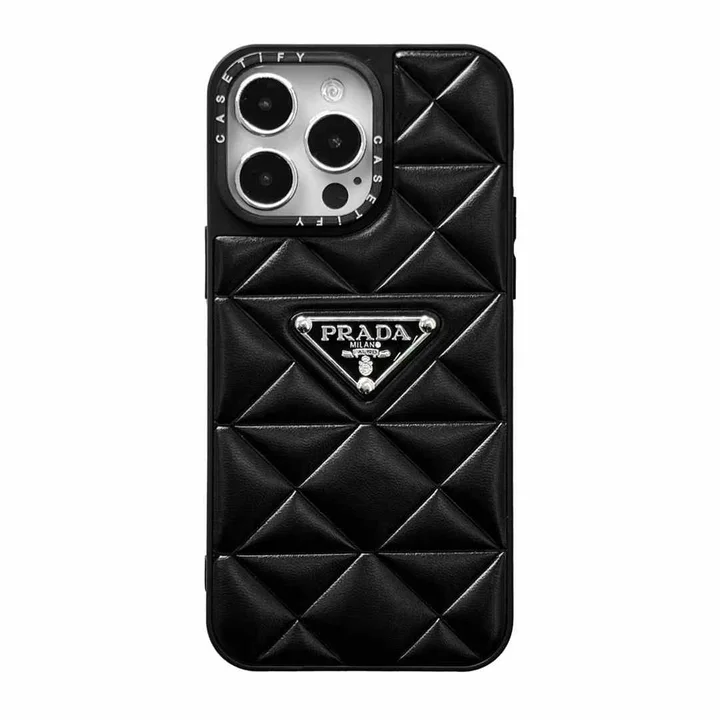 prada iphone16 pro maxケース ブラック