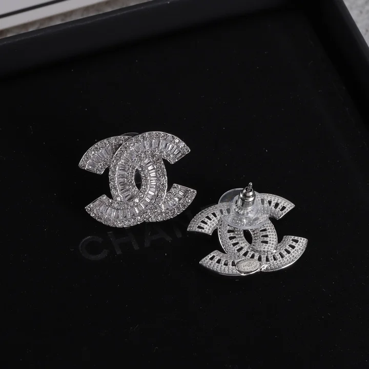 CHANEL ピアス シルバー