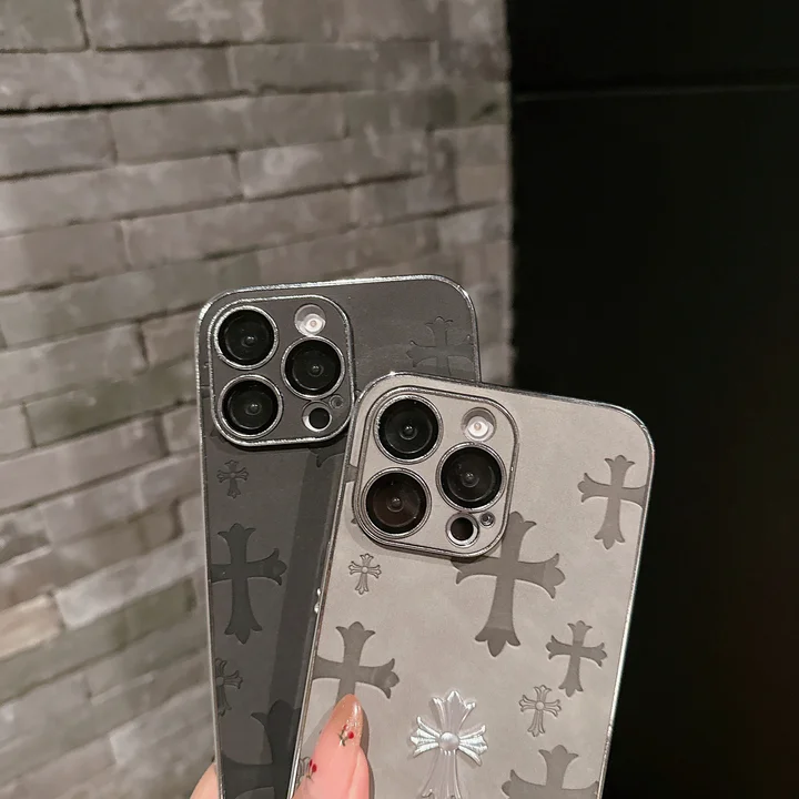 クロームハーツiphone16 proケース 電気メッキ